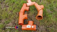 6 x drainage junctions 100mm diameter