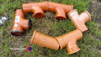 6 x drainage junctions 100mm diameter - 2