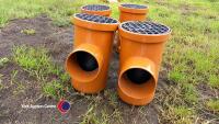 4 x compact drainage gullys with back inlet - 2