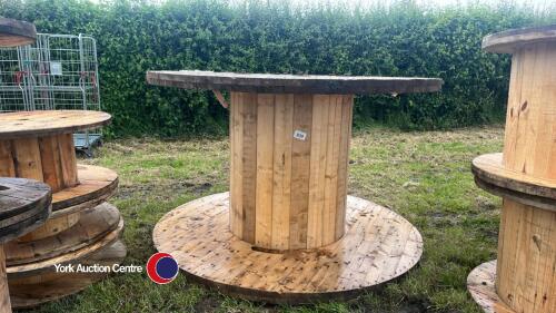 Wooden bobbin, ideal for garden furniture