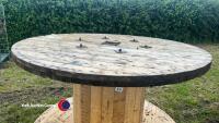 Wooden bobbin, ideal for garden furniture - 2