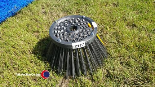 Road sweeper steel side brush, new, 400mm diameter
