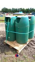 4 x commercial litter bins - 2