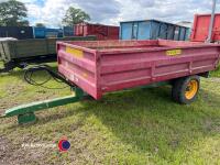 Marshall 4T tipping trailer c/w hydraulic brakes and lights, very good condition - 2