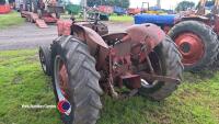 International B250 tractor, starts and runs well c/w arms. PTO and brakes, new battery - 3