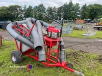 Pro-Vac mini tipper equine poo hoover and leaf sucker, two different wander hoses, towable by quad or gator, Honda 8.5hp 4 stroke engine, pull start - 2