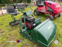 Atco Royale 30E I/C electric start cylinder mower with roller seat and grass box - 2