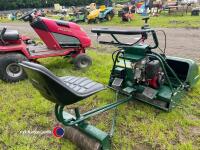 Atco Royale 30E I/C electric start cylinder mower with roller seat and grass box - 3