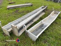 3 x sheep troughs