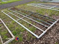 12ft 5 bar galvanised gate
