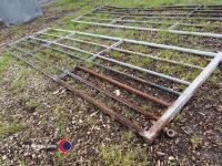 12ft 5 bar galvanised gate - 3