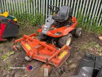 Kubota F3060 outfront diesel rotary mower, new battery deck belt and deck barings fitted, 60' rear discharge deck, key in office. - 2