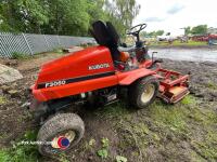 Kubota F3060 outfront diesel rotary mower, new battery deck belt and deck barings fitted, 60' rear discharge deck, key in office. - 4