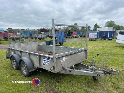 Ifor Williams GD105 plant trailer c/w ramp