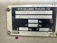 Ifor Williams GD105 plant trailer c/w ramp - 6