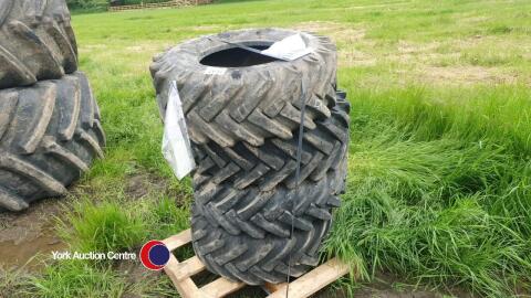 4x Starco dumper tyres 295/80R15.3, 70% remaining, good tyres ready for work, suit dumper, trailer, implement etc