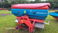 Sulky X36 fertiliser spreader c/w Tribond 3D headland, 18-28m spreading, 2012, control box in office