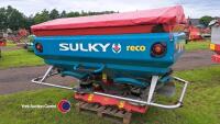 Sulky X36 fertiliser spreader c/w Tribond 3D headland, 18-28m spreading, 2012, control box in office - 2