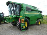 John Deere W330 combine harvester, 315R 15ft header & trailer, 5-straw walker, straw chopper, chaff spreader, 210 hours, YW16 AOB - 2