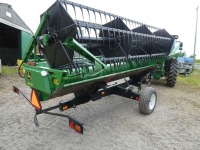 John Deere W330 combine harvester, 315R 15ft header & trailer, 5-straw walker, straw chopper, chaff spreader, 210 hours, YW16 AOB - 9