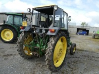 John Deere 2250 2wd tractor, set of front wafer weights, c/w 13.6R38 wheels and 9.5 row crops, 4337 hours, F161 CKH - 4