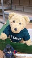 Box of assorted bric a brac including animal figurines, Guinness mug and child's teddy bear - 2