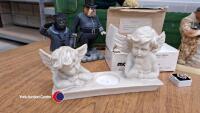 Box of assorted bric a brac including animal figurines, Guinness mug and child's teddy bear - 3