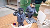Box of assorted bric a brac including animal figurines, Guinness mug and child's teddy bear - 5