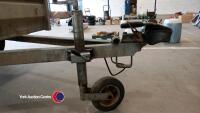 6' x 4' Scaling heavy duty galvanised single axle car trailer, very good condition - 5