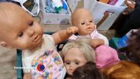 Box of dolls including collectable dolls, Tiny Tears and Tiny Timmy and vintage porcelain dolls - 4
