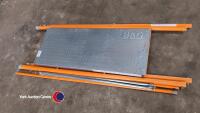Metal B and Q Platform, plus wooden step ladder - 3