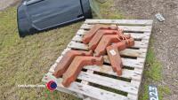 6 x original David Brown tractor weights