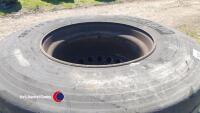 3 x Michelin 385-65-22.5 super single wheel & tyres - 2