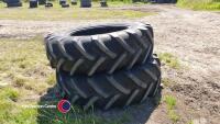Pair 16.9R34 tyres