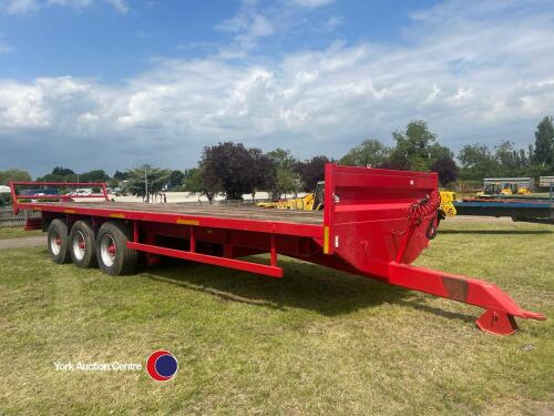 James Barraclough 33ft bale trailer, good working lights and brakes