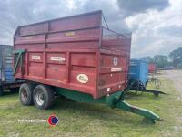 Marshall QM11 trailer c/w hydraulic rear door and silage sides. 2009