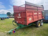Marshall QM11 trailer c/w hydraulic rear door and silage sides. 2009 - 2