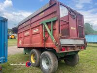 Marshall QM11 trailer c/w hydraulic rear door and silage sides. 2009 - 3