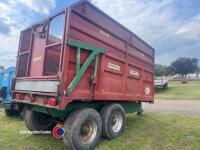 Marshall QM11 trailer c/w hydraulic rear door and silage sides. 2009 - 4