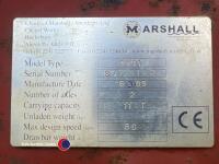 Marshall QM11 trailer c/w hydraulic rear door and silage sides. 2009 - 7