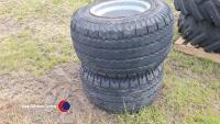 Pr Vredstein 19.0/45/17 wheels & tyres, good, 6 stud - 4