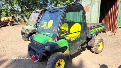 John Deere Gator XUV Diesel 4x4, 2011, CX11 FFD (Agricultural Machine) V5C present, 3,651 hours, Starts, stops, all gears work, full cab & heater, key in office