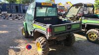 John Deere Gator XUV Diesel 4x4, 2011, CX11 FFD (Agricultural Machine) V5C present, 3,651 hours, Starts, stops, all gears work, full cab & heater, key in office - 4