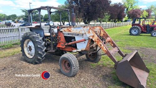 David Brown loader tractor, engine runs well, key in office