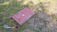 Conventional hay baler chute end - 3