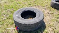385/65/22.5 Goodyear super single tyre, just replaced on HGV trailer, no punctures