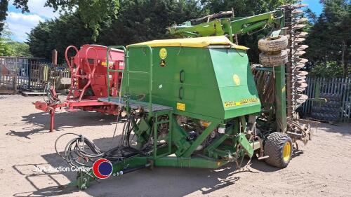 John Deere 740A 8m no-till drill, control box in office