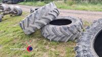 2 x Goodyear 580/70R38 tyres 40%