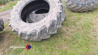 2 x Goodyear 580/70R38 tyres 40% - 4