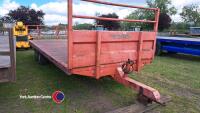 Portequip 25ft bale trailer